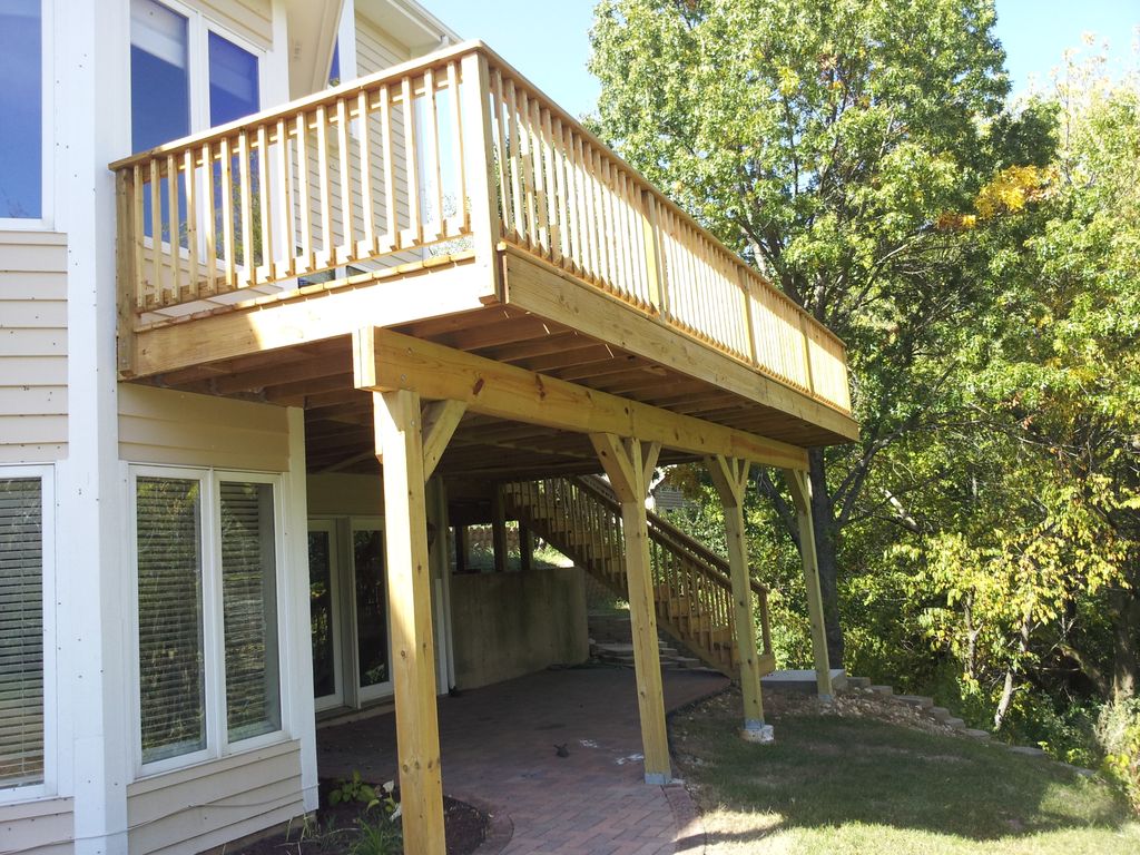 Beginer easy: Landscaping ideas for under second story deck